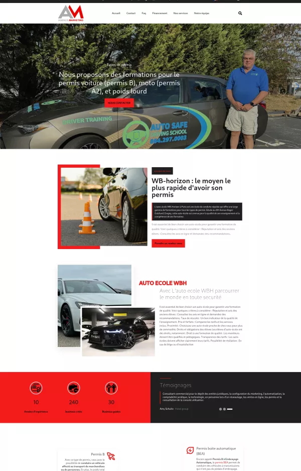 Template auto école